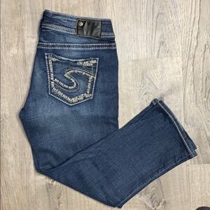 Silver Suki Mid Capri